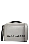 MARC JACOBS THE BOX 20 LEATHER CROSSBODY BAG - GREY,M0014490