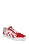 Vans Old Skool Sneaker In Chili Pepper/ True White