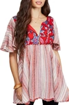 Free People Under The Sun Tunic Top In Red