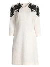 ESCADA WOMEN'S DELPHINE BEADED JACQUARD SHIFT DRESS,0400011091012