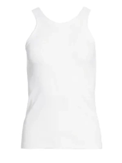 Totême Espera Ribbed Tank Top In White