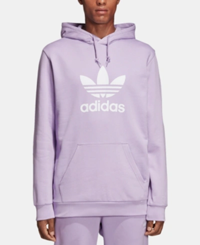Adidas Originals Adidas Men's Originals Trefoil Hoodie In Purple Glow