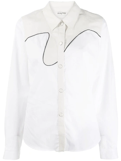 Aalto Western Shirt In White