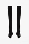 ALEXANDER WANG chenille evening gloves