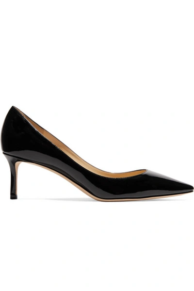 Jimmy Choo Romy 60 Patent-leather Pumps In Black