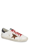 Golden Goose 'superstar' Sneaker In White/ Grey Yellow