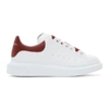 ALEXANDER MCQUEEN White & Red Dégradé Oversized Sneakers