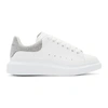 ALEXANDER MCQUEEN ALEXANDER MCQUEEN WHITE AND SILVER TINY DANCER OVERSIZED trainers
