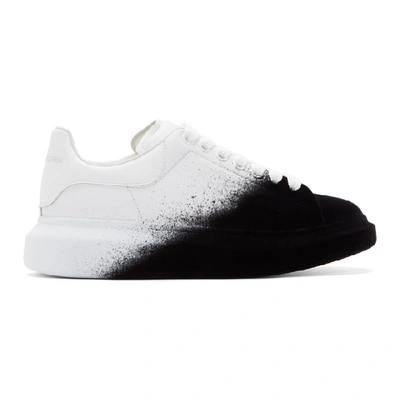 Alexander Mcqueen Spray Paint Low-top Sneakers - 多色 In White / Black