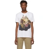 ALEXANDER MCQUEEN ALEXANDER MCQUEEN WHITE STILL LIFE SKULL T-SHIRT