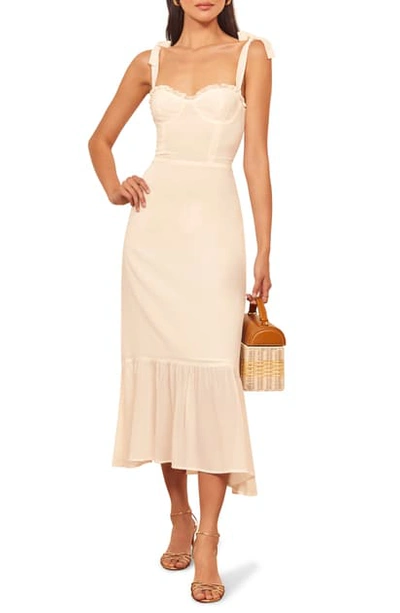 Reformation Nikita Midi Dress In Ivory ModeSens