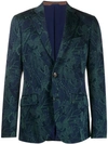 ETRO EXOTIC FLORAL PRINT BLAZER