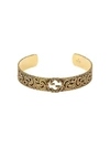 GUCCI YELLOW GOLD BRACELET WITH INTERLOCKING G