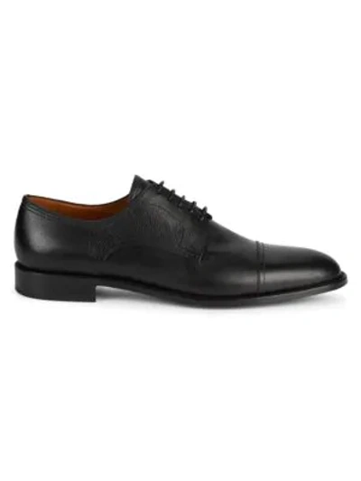 Bally Salfor Leather Oxfords In Black