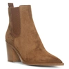 GIANVITO ROSSI ROMNEY TAN SUEDE ANKLE BOOTS,GR15115S