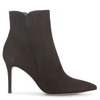 GIANVITO ROSSI Levy dark brown suede ankle boots,GR15111S