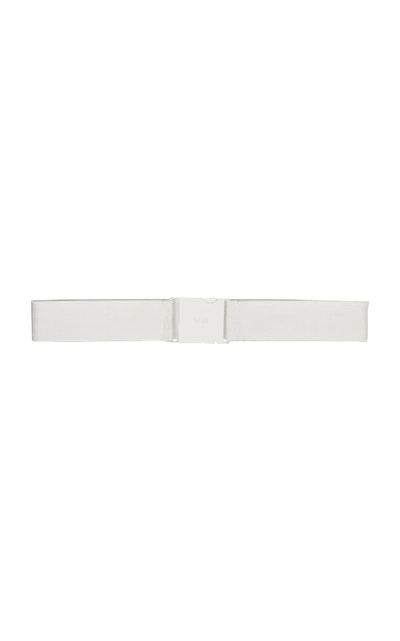 N°21 Elastic Belt In White