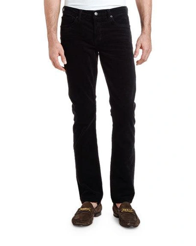 Tom Ford Men's 5-pocket Slim-fit Jeans In Black