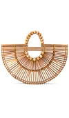 ADRIANA DEGREAS ADRIANA DEGREAS X CULT GAIA FAN ARK IN BEIGE.,ADEG-WY1