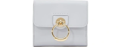 Chloé Tess Small Square Wallet In Light-cloud