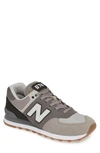 New Balance Men's 574 Military Patch Casual Sneakers From Finish Line In Marblehead/black
