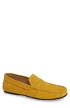 Tod's 'city' Penny Driving Shoe In Yellow