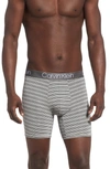 Calvin Klein Ultrasoft Stretch Modal Boxer Briefs In 9kt Gry Hth Stp