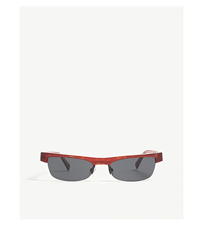 Alain Mikli Alain Miki X Alexandre Vauthier Ketti Cat-eye Sunglasses In Red