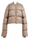 RICK OWENS Down-Fill Cropped Duvet Jacket