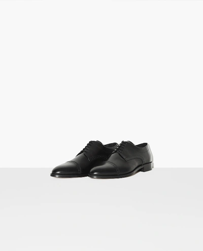 The Kooples Formal Lace-up Black Leather Shoes