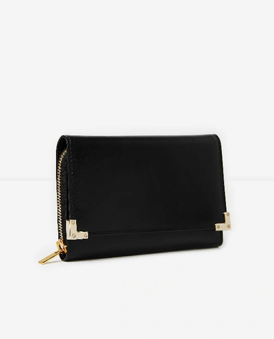 The Kooples Smooth Black Leather Wallet