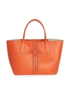 Anya Hindmarch Women's The Neeson Leather Shopper Tote In Clementine