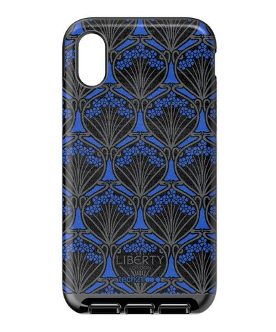 Liberty London X Tech 21 Evo Luxe Iphis Iphone Xs Max Case In Dark Blue