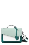 Botkier Cobble Hill Leather Crossbody Bag - Green In Emerald Combo