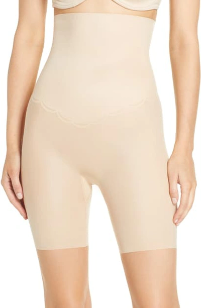 Wacoal Inside Edit High Waist Shaping Shorts In Sand