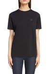 Acne Studios Ellison Face Tee In Ice Blue