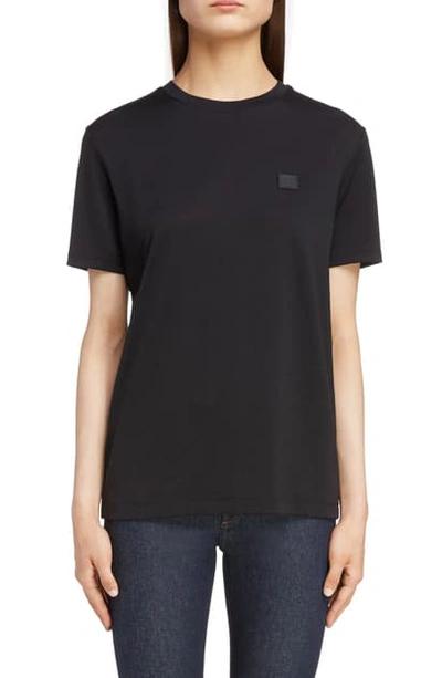 Acne Studios Ellison Face Tee In Ice Blue