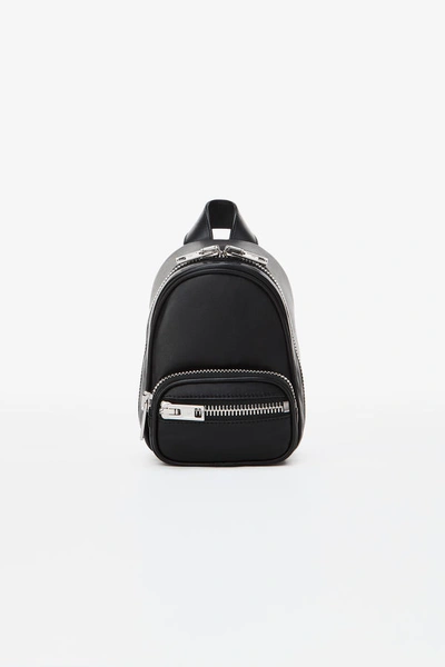 Alexander Wang Attica Soft Mini Backpack Xbody In Black Lamp Nappa Leather