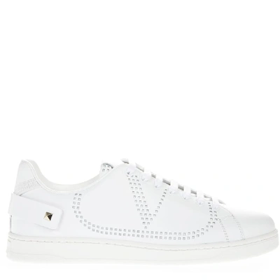 Valentino Garavani Backnet Sneakers In White