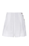Vince Pleat Front Short In White