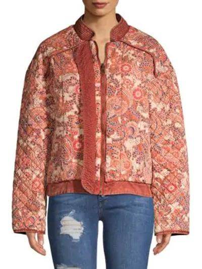 Free People Great Escape Reversible Jacket In Copper