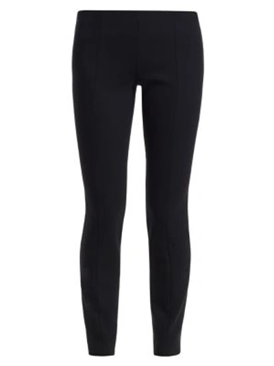 The Row Kosso Stretch Wool Leggings In Black