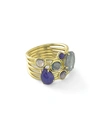 Ippolita 18k Rock Candy Gelato 6-stone Cluster Ring In Flirt