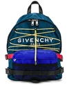 GIVENCHY GIVENCHY HIKING LOGO BACKPACK IN BLUE,GIVE-MY171