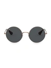 Ray Ban Rb3592 55mm Ja-jo Round Sunglasses In Dark Grey