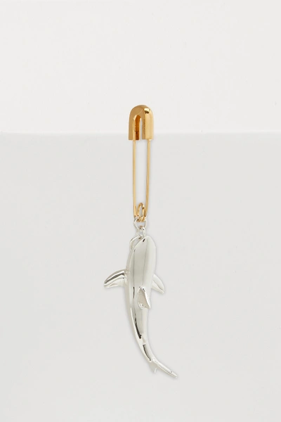 Ambush Shark Mono Earring In Silver