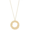 IMAI TWEED LONG RING NECKLACE,LONG NECKLACE ANNEAU TWE/GILDED GOLD