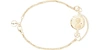 ANISSA KERMICHE LOUISE D'OR COIN BRACELET,B2079 GOLD