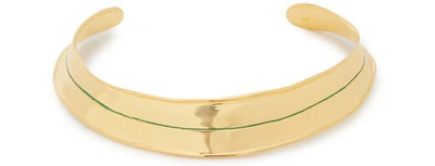 Aurelie Bidermann Ajoncs Necklace In Gold/vert