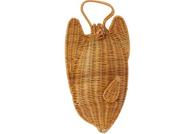 Aranaz Kona Clutch Bag In Natural